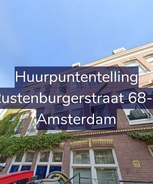 Foto gevel Huurpuntentelling voor Rustenburgerstraat 68-2, Amsterdam