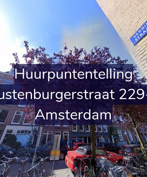 Foto gevel Huurpuntentelling voor Rustenburgerstraat 229-3, Amsterdam