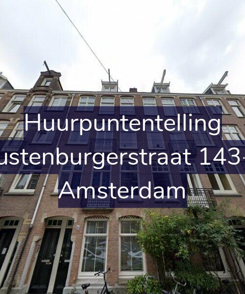 Foto gevel Huurpuntentelling voor Rustenburgerstraat 143-4, Amsterdam