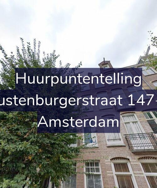 Foto gevel Huurpuntentelling voor Rustenburgerstraat 147-3, Amsterdam