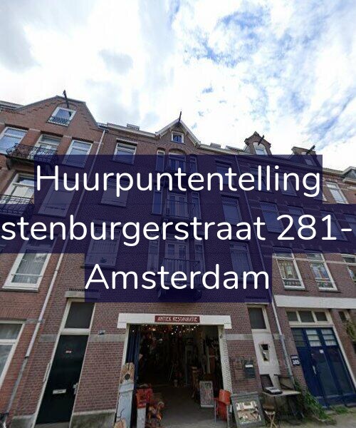 Foto gevel Huurpuntentelling voor Rustenburgerstraat 281-1V, Amsterdam