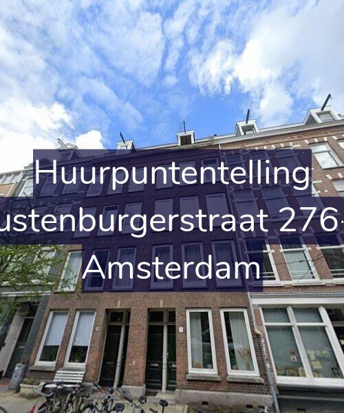 Foto gevel Huurpuntentelling voor Rustenburgerstraat 276-3, Amsterdam