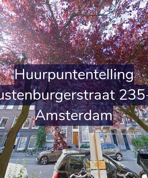 Foto gevel Huurpuntentelling voor Rustenburgerstraat 235-B, Amsterdam