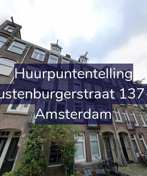 Foto gevel Huurpuntentelling voor Rustenburgerstraat 137-3, Amsterdam