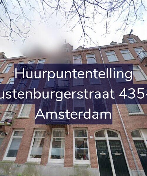 Foto gevel Huurpuntentelling voor Rustenburgerstraat 435-2, Amsterdam