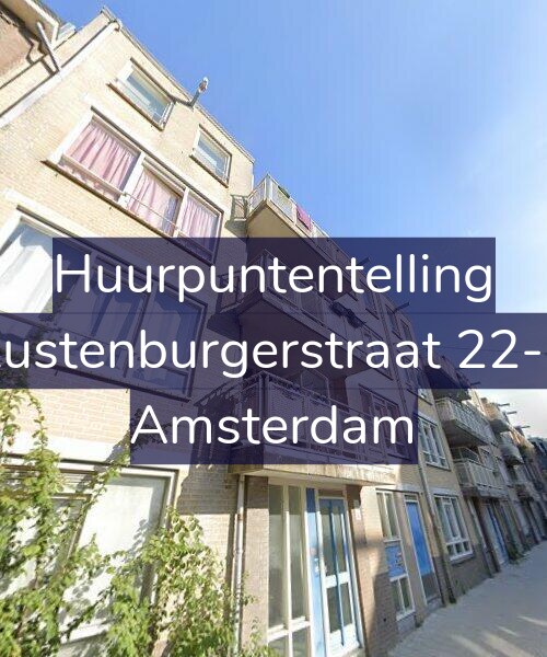 Foto gevel Huurpuntentelling voor Rustenburgerstraat 22-B, Amsterdam