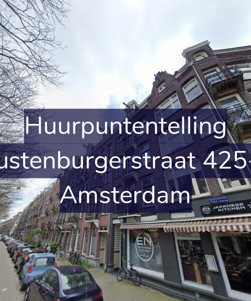 Foto gevel Huurpuntentelling voor Rustenburgerstraat 425-3, Amsterdam