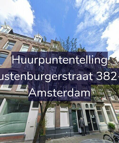 Foto gevel Huurpuntentelling voor Rustenburgerstraat 382-3, Amsterdam