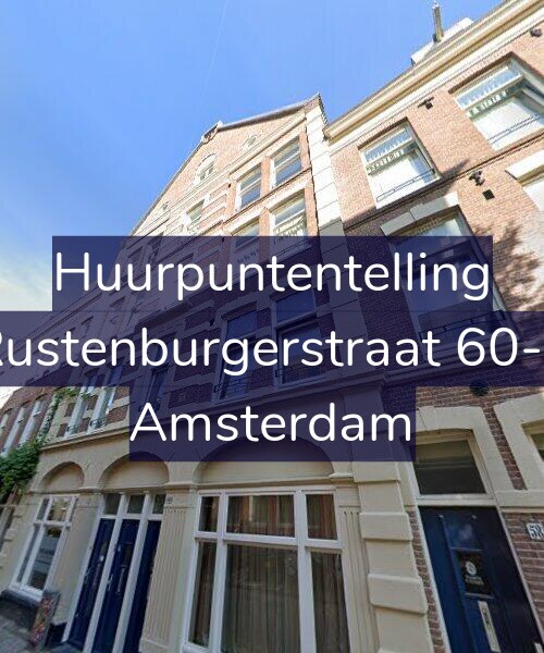 Foto gevel Huurpuntentelling voor Rustenburgerstraat 60-1, Amsterdam