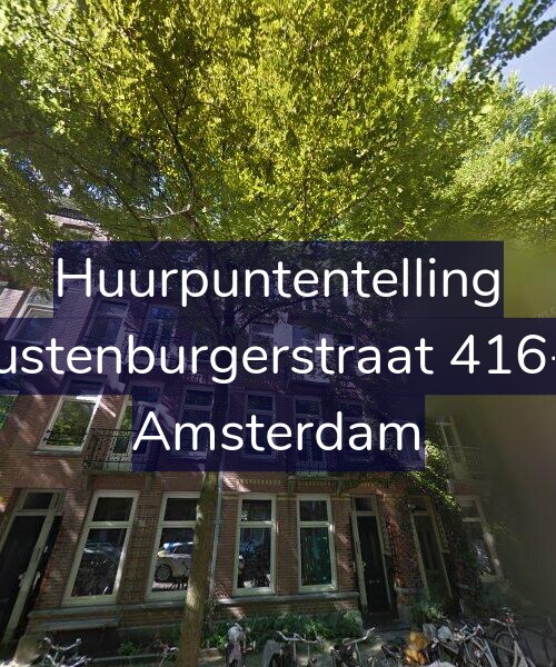 Foto gevel Huurpuntentelling voor Rustenburgerstraat 416-3, Amsterdam