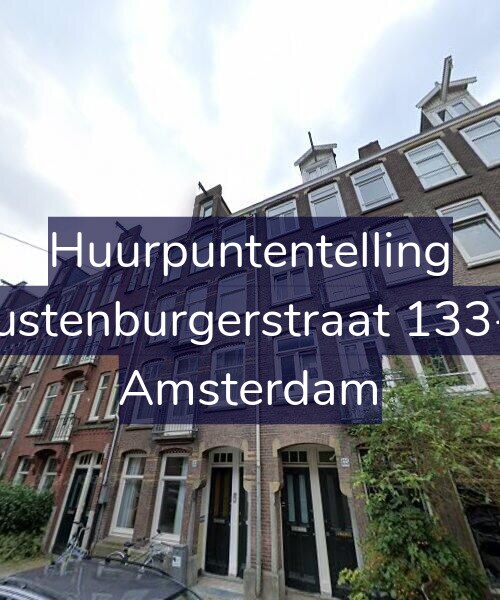 Foto gevel Huurpuntentelling voor Rustenburgerstraat 133-3, Amsterdam