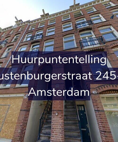 Foto gevel Huurpuntentelling voor Rustenburgerstraat 245-2, Amsterdam