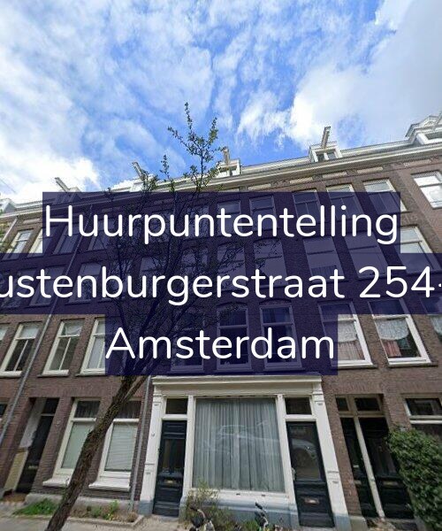 Foto gevel Huurpuntentelling voor Rustenburgerstraat 254-2, Amsterdam
