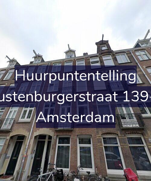 Foto gevel Huurpuntentelling voor Rustenburgerstraat 139-1, Amsterdam