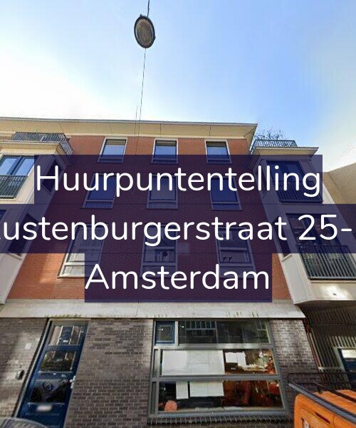 Foto gevel Huurpuntentelling voor Rustenburgerstraat 25-B, Amsterdam