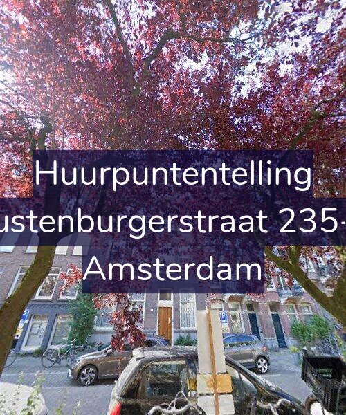 Foto gevel Huurpuntentelling voor Rustenburgerstraat 235-A, Amsterdam