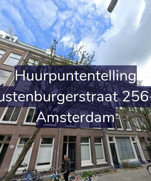 Foto gevel Huurpuntentelling voor Rustenburgerstraat 256-2, Amsterdam