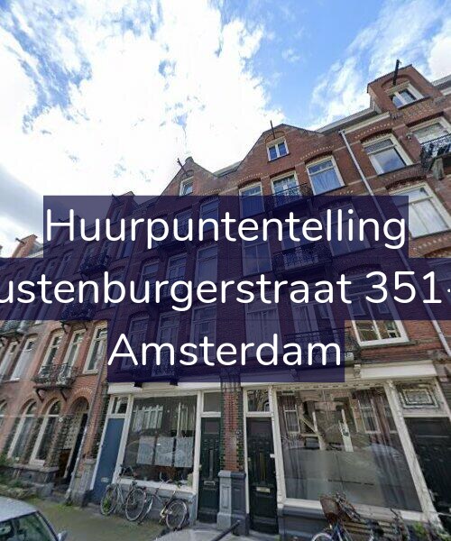 Foto gevel Huurpuntentelling voor Rustenburgerstraat 351-2, Amsterdam