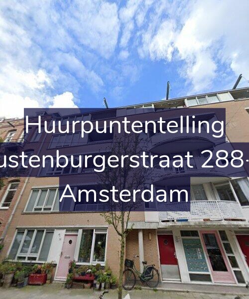 Foto gevel Huurpuntentelling voor Rustenburgerstraat 288-C, Amsterdam