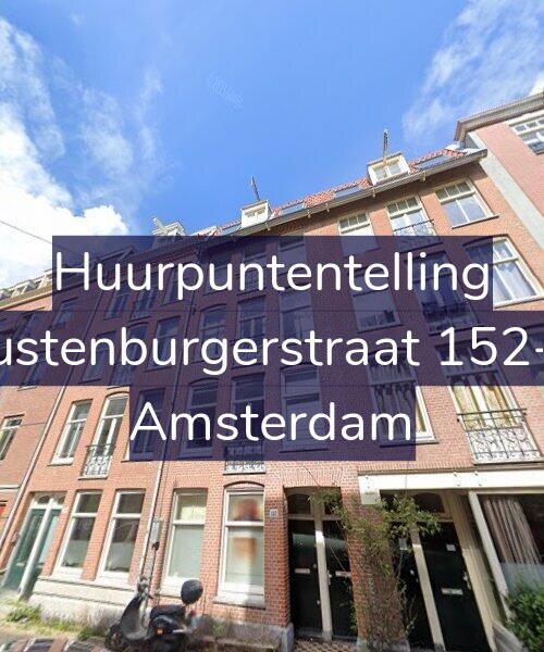 Foto gevel Huurpuntentelling voor Rustenburgerstraat 152-H, Amsterdam
