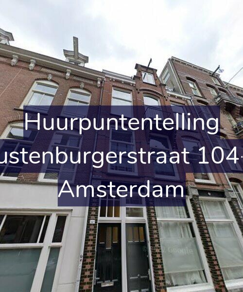 Foto gevel Huurpuntentelling voor Rustenburgerstraat 104-1, Amsterdam