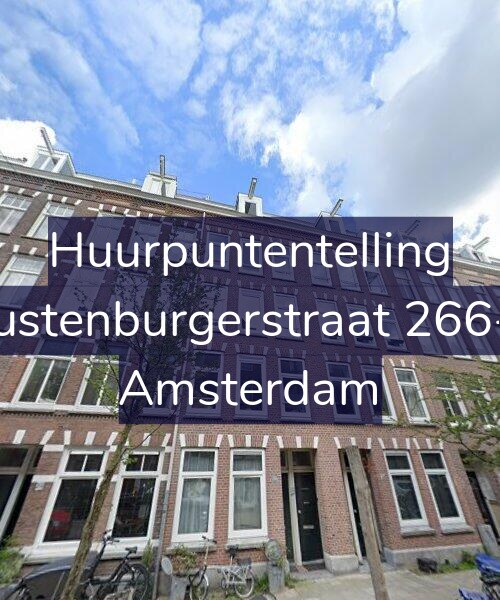 Foto gevel Huurpuntentelling voor Rustenburgerstraat 266-1, Amsterdam