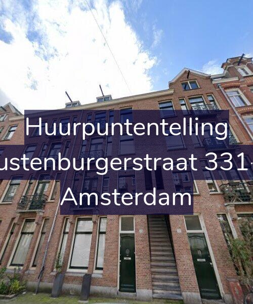 Foto gevel Huurpuntentelling voor Rustenburgerstraat 331-2, Amsterdam
