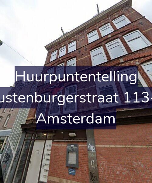 Foto gevel Huurpuntentelling voor Rustenburgerstraat 113-3, Amsterdam