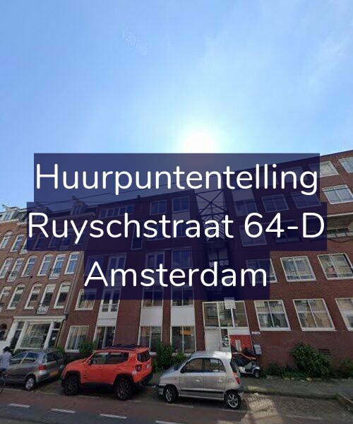 Foto gevel Huurpuntentelling voor Ruyschstraat 64-D, Amsterdam