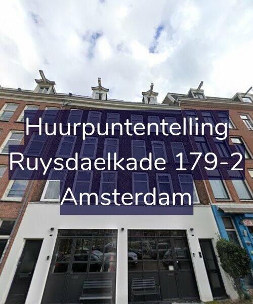 Foto gevel Huurpuntentelling voor Ruysdaelkade 179-2, Amsterdam