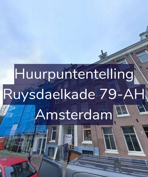 Foto gevel Huurpuntentelling voor Ruysdaelkade 79-AH, Amsterdam