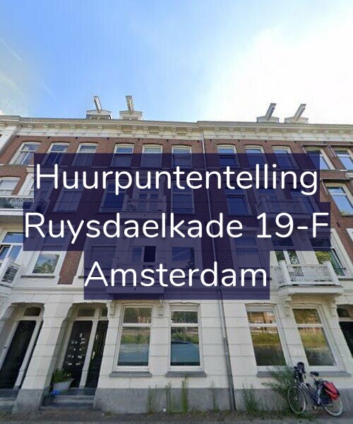 Foto gevel Huurpuntentelling voor Ruysdaelkade 19-F, Amsterdam