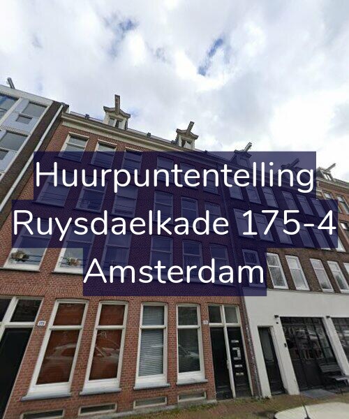 Foto gevel Huurpuntentelling voor Ruysdaelkade 175-4, Amsterdam