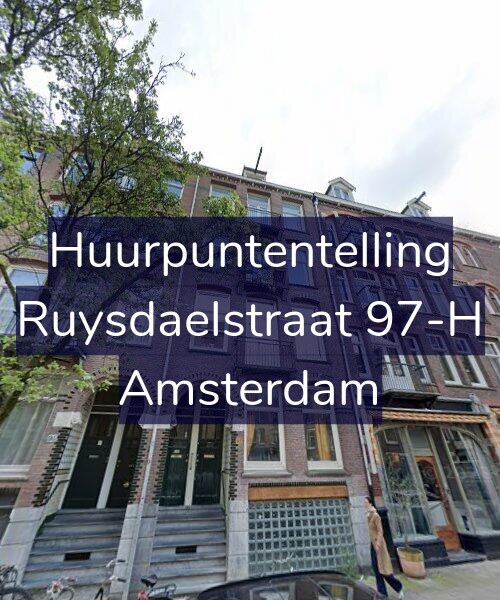 Foto gevel Huurpuntentelling voor Ruysdaelstraat 97-H, Amsterdam