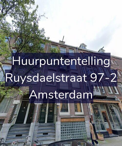 Foto gevel Huurpuntentelling voor Ruysdaelstraat 97-2, Amsterdam