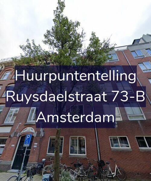 Foto gevel Huurpuntentelling voor Ruysdaelstraat 73-B, Amsterdam