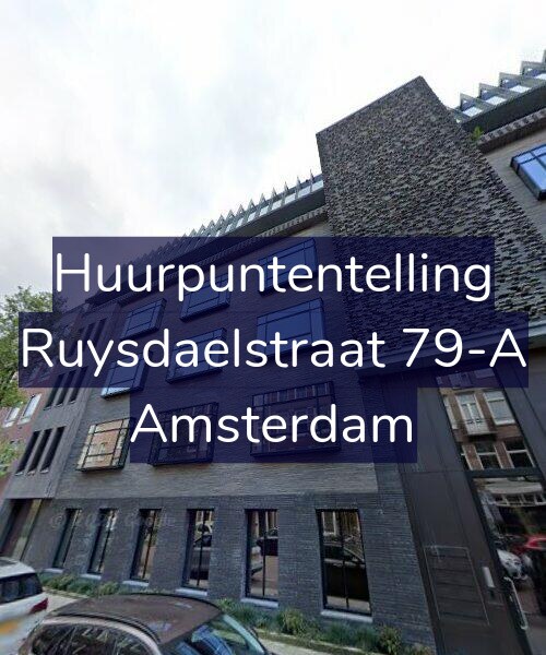 Foto gevel Huurpuntentelling voor Ruysdaelstraat 79-A, Amsterdam