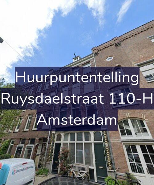 Foto gevel Huurpuntentelling voor Ruysdaelstraat 110-H, Amsterdam