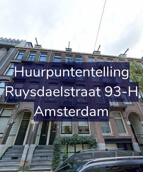 Foto gevel Huurpuntentelling voor Ruysdaelstraat 93-H, Amsterdam