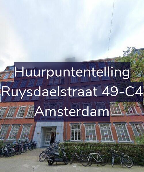Foto gevel Huurpuntentelling voor Ruysdaelstraat 49-C4, Amsterdam