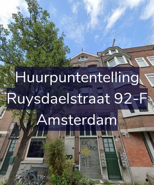 Foto gevel Huurpuntentelling voor Ruysdaelstraat 92-F, Amsterdam