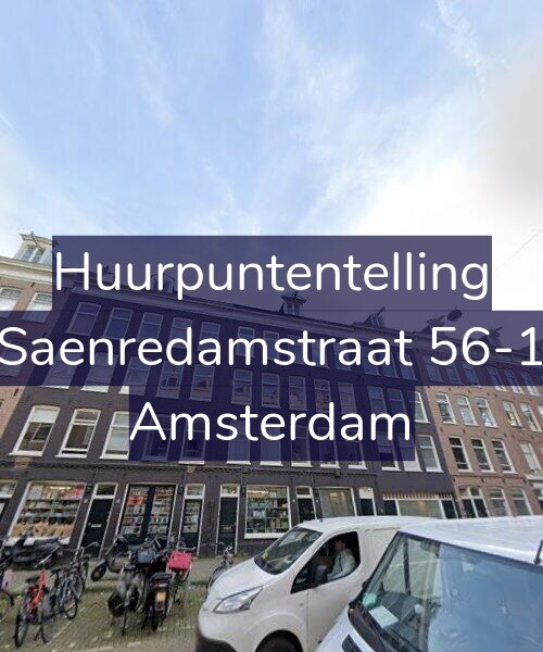 Foto gevel Huurpuntentelling voor Saenredamstraat 56-1, Amsterdam