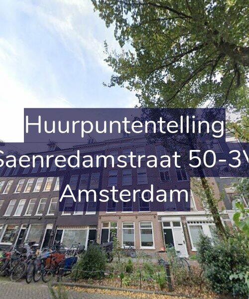 Foto gevel Huurpuntentelling voor Saenredamstraat 50-3V, Amsterdam