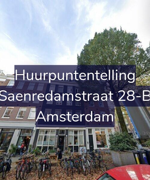 Foto gevel Huurpuntentelling voor Saenredamstraat 28-B, Amsterdam