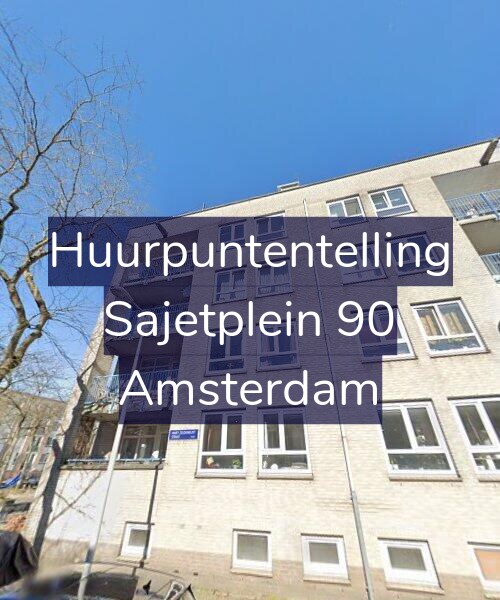 Foto gevel Huurpuntentelling voor Sajetplein 90, Amsterdam