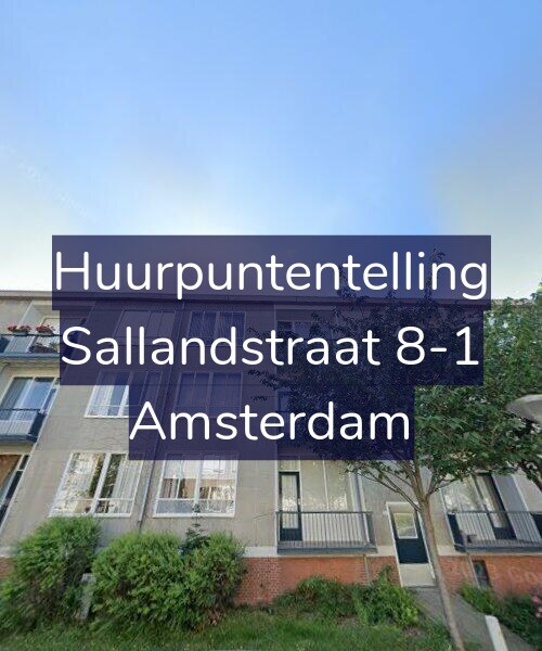 Foto gevel Huurpuntentelling voor Sallandstraat 8-1, Amsterdam