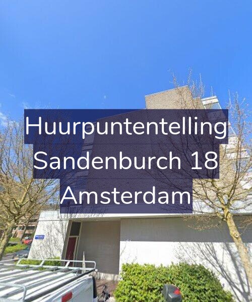 Foto gevel Huurpuntentelling voor Sandenburch 18, Amsterdam