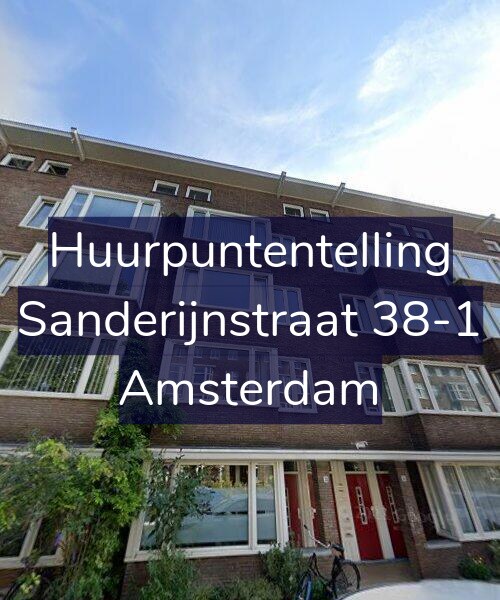 Foto gevel Huurpuntentelling voor Sanderijnstraat 38-1, Amsterdam
