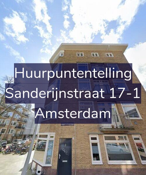 Foto gevel Huurpuntentelling voor Sanderijnstraat 17-1, Amsterdam