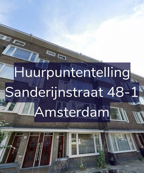 Foto gevel Huurpuntentelling voor Sanderijnstraat 48-1, Amsterdam